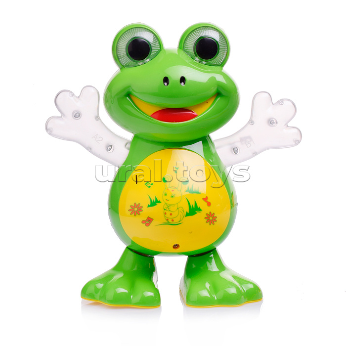 Лягушенок "Танцор" на батарейках, в коробке Лягушенок "Танцор" на батарейках, в коробке