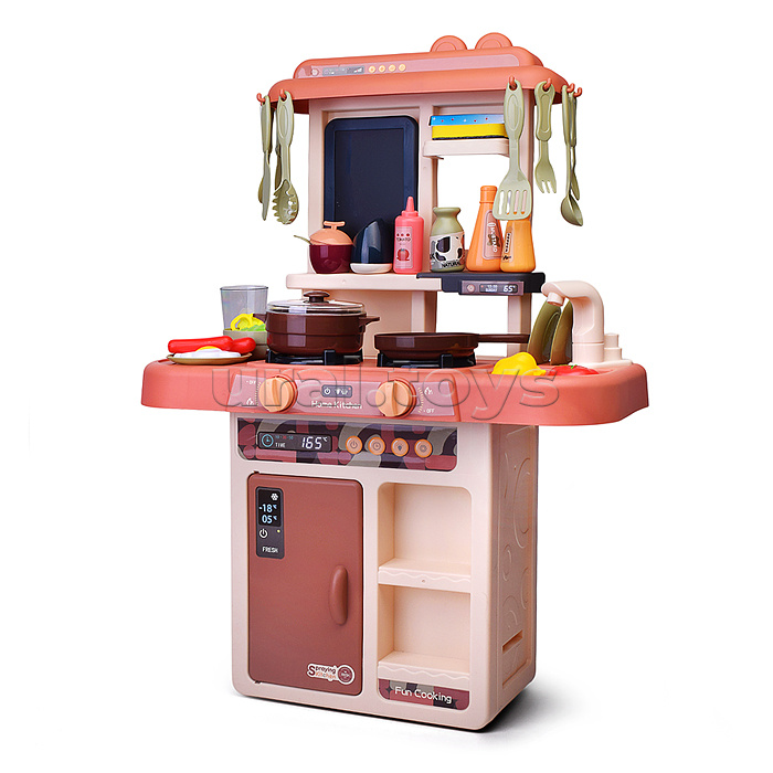 Игровой набор кухня "Готовим с мамой" (36 предметов) (со светом) в коробке