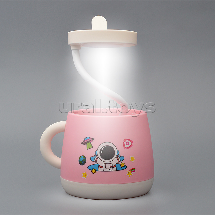 Фонарик-светильник игрушечный "Кружка. Космонавт" в коробке