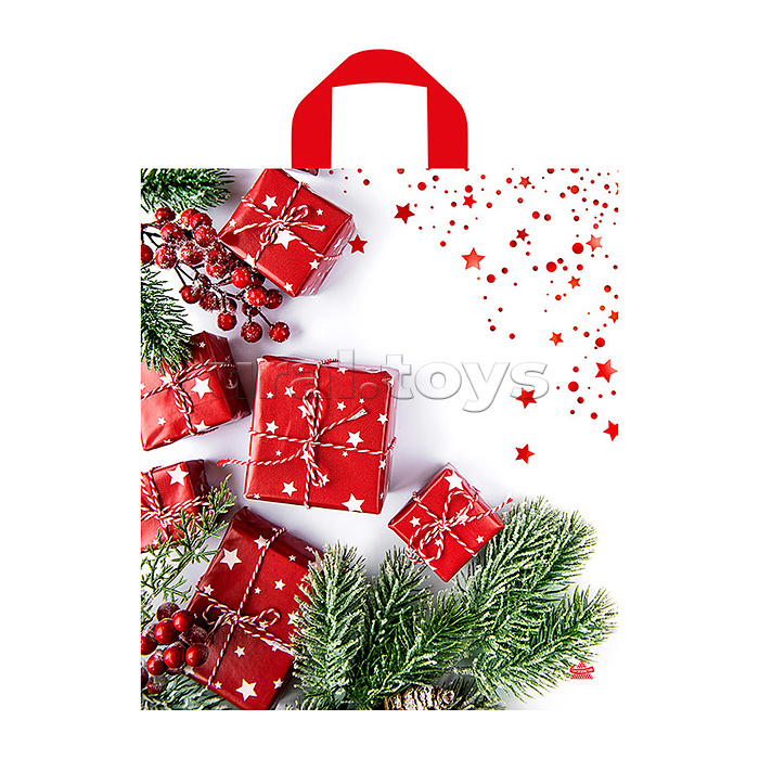 Пакет "Время подарков" петлевой (420х380х37)