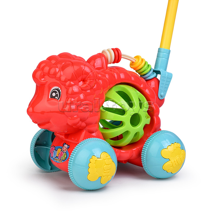 Каталка A0330-0333 "Животные" в ассортименте, в сетке