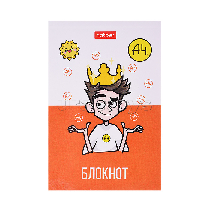 Блокнот А7 48л клетка "Влад А4" в Дисплее  52 шт