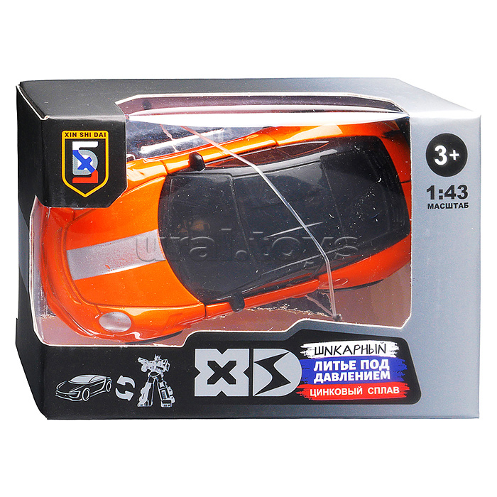 Робот "Биотех" трансформирующийся в авто, в коробке