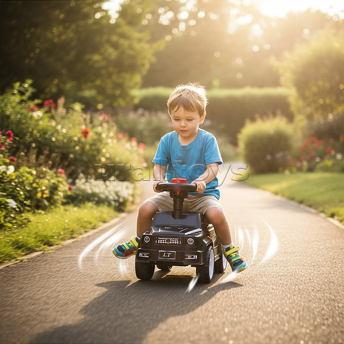 Машина толокар, коробка NNC-2, черная