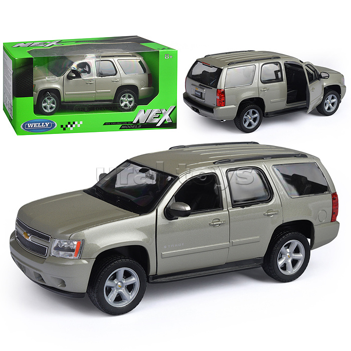 Машинка 1:24 Chevrolet Tahoe, золотой