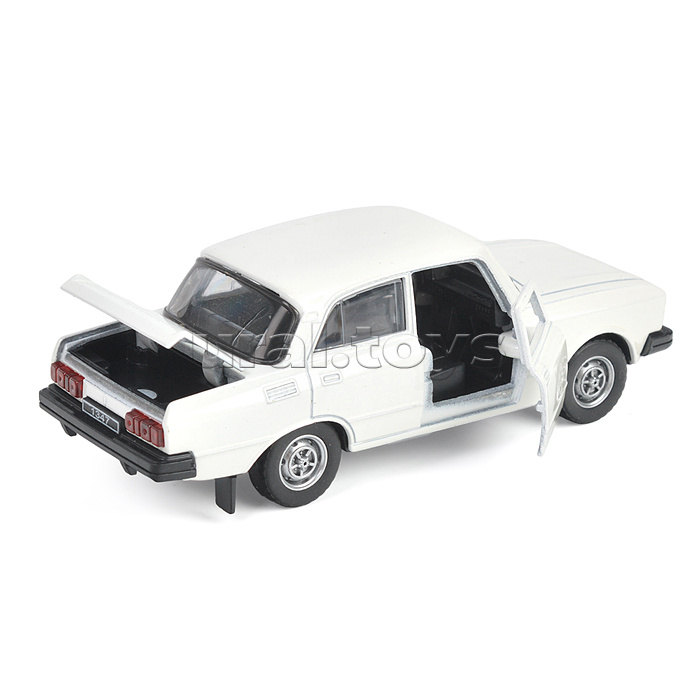 Машина металл АЗЛК "Москвич-2140sl", 12,5 см, (инерция, белый) в коробке