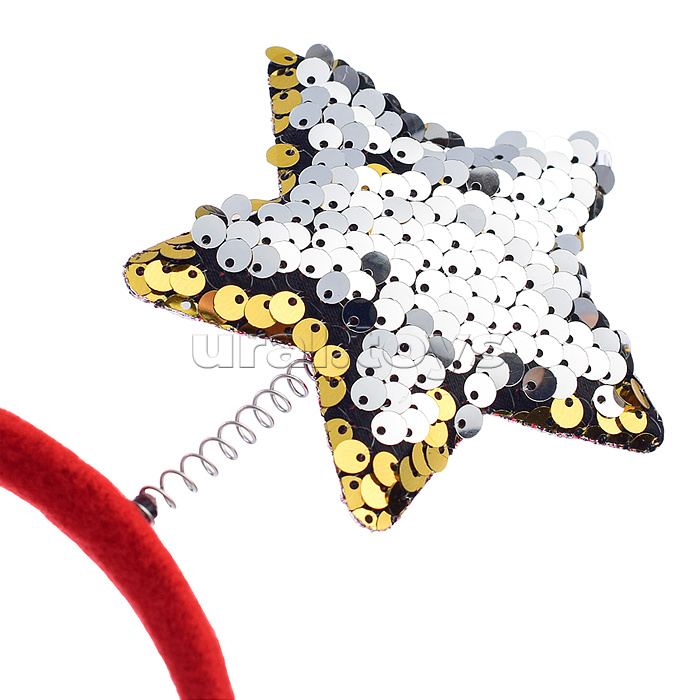 Ободок карнавальный "Зведочки-рожки"