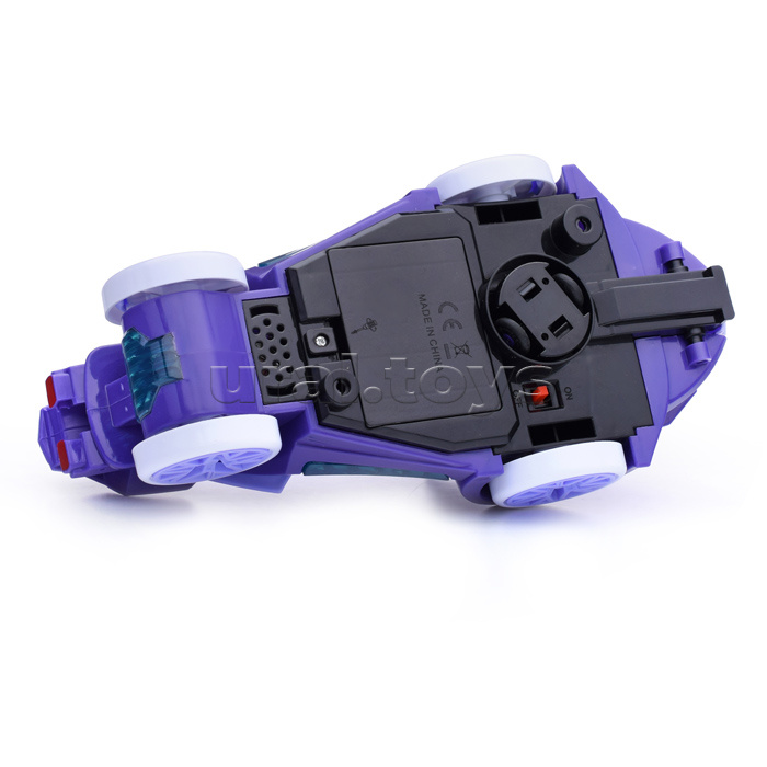 Мотоцикл-катапульта со светом и звуком, на батарейках, в коробке