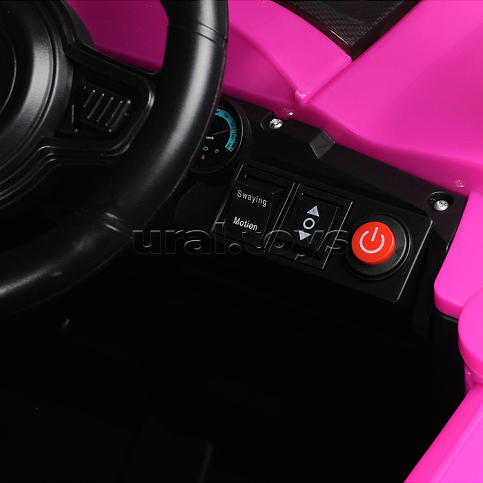 Электромобиль детский "Внедорожник" (цвет розовый)