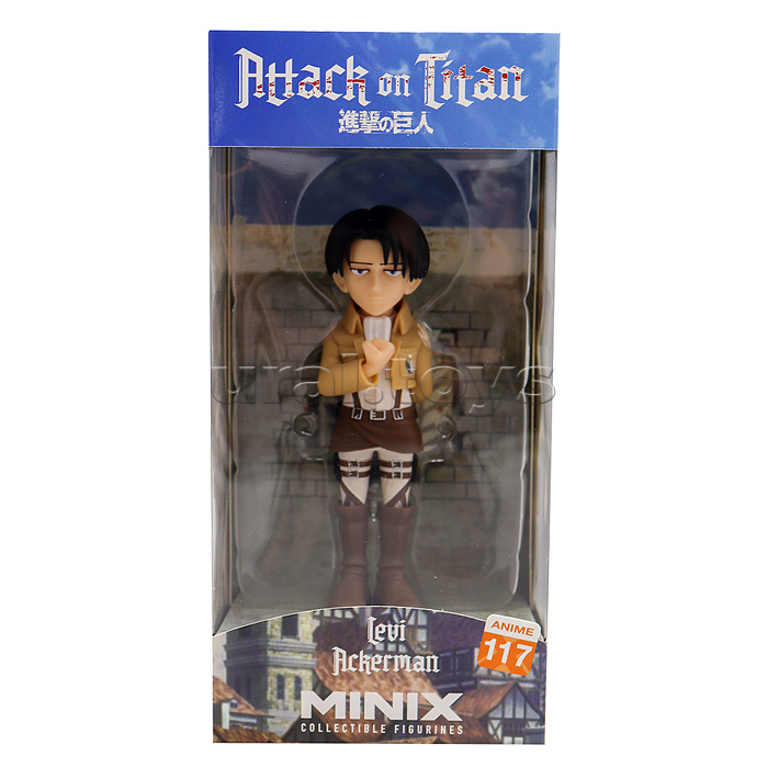 Коллекционная фигурка "Attack on Titan" - "Атака титанов" Леви Аккерман, 12 см,