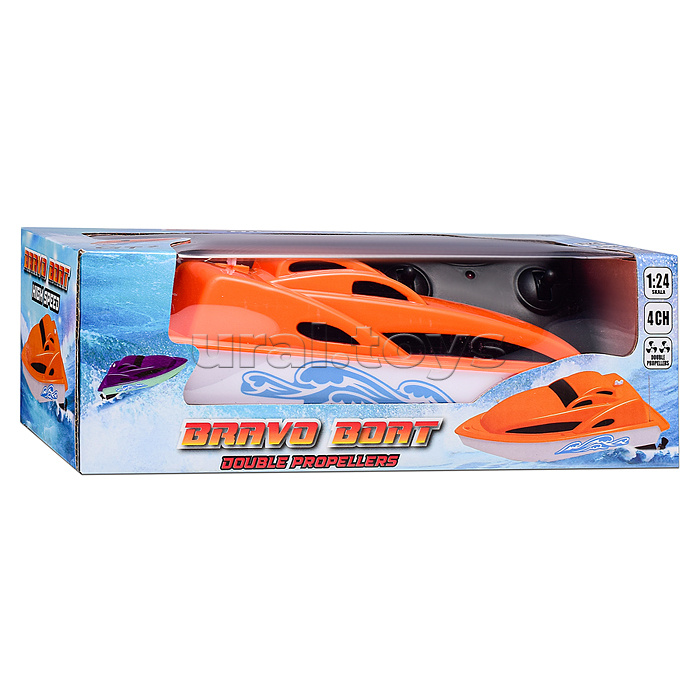 Лодка "Ветер" р/у, 27MHz в коробке