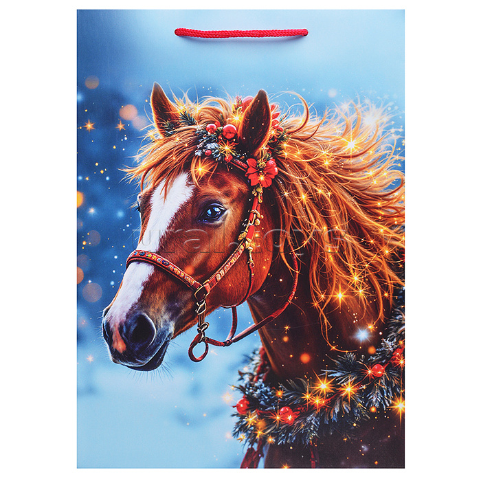 Пакет подарочный (ML) "Лошадь"