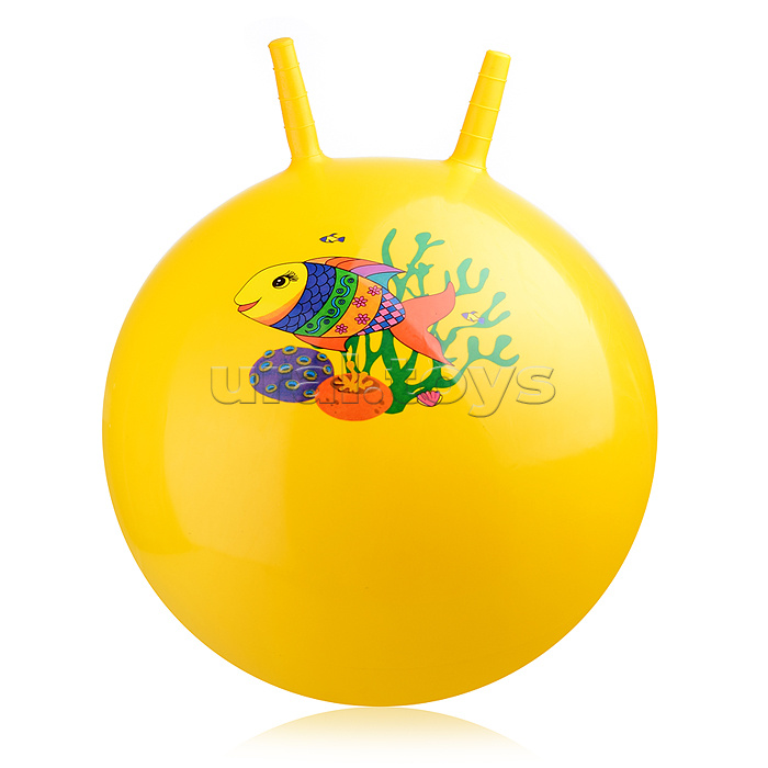 Мяч с рожками 55см "Приключения" (цвет в ассортименте)