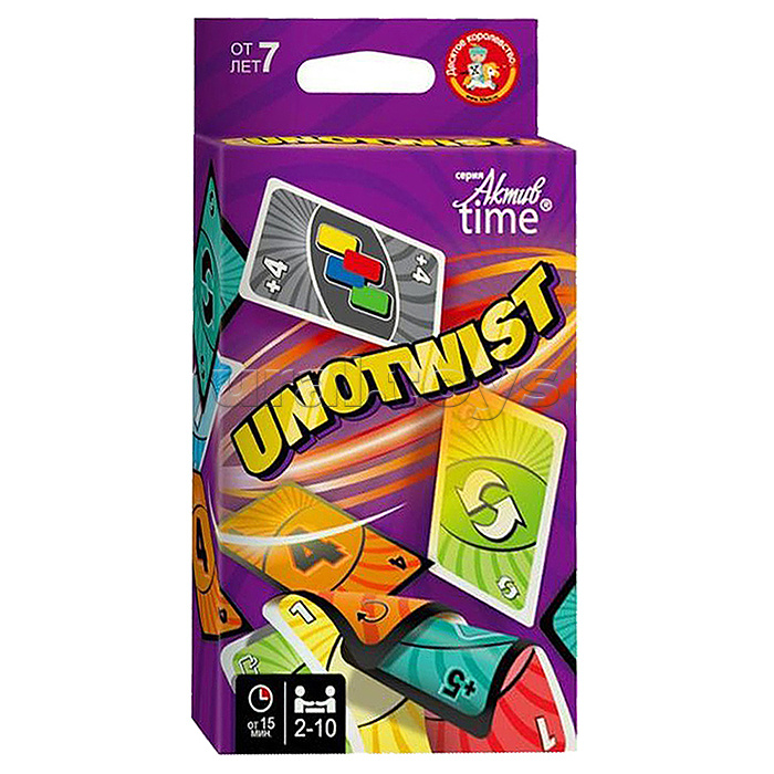 Игра настольная "UNOTWIIST "Актив time