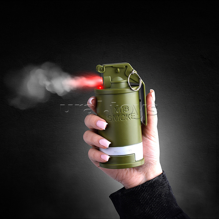 Граната игрушечная "М18 Smoke" на листе Граната игрушечная "М18 Smoke" на листе
