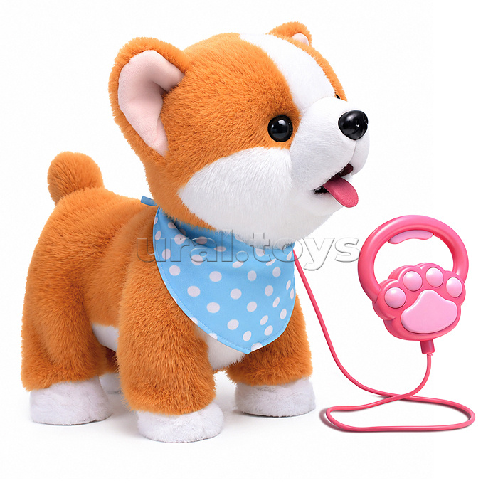 Мягкая игрушка "Собака "Коржик" интерактивная, в коробке