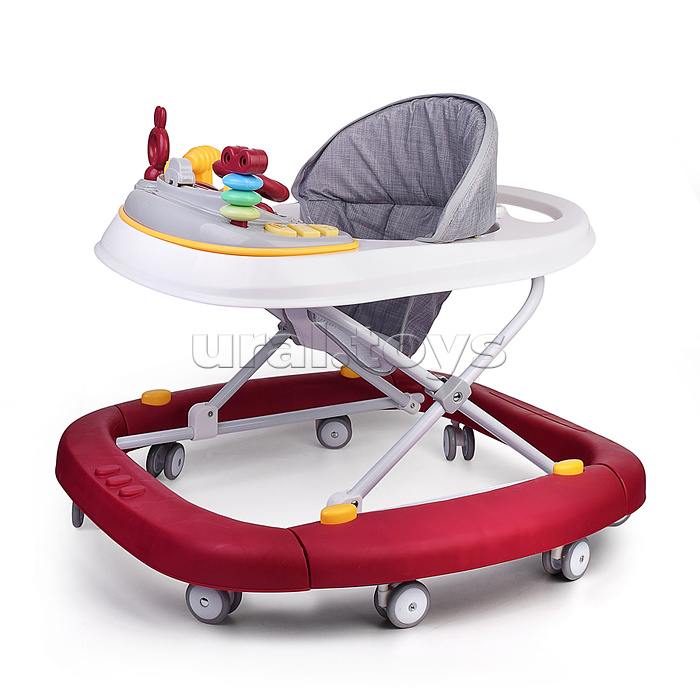 Ходунки "Путь к ходьбе" (цвет серо-бордовый)