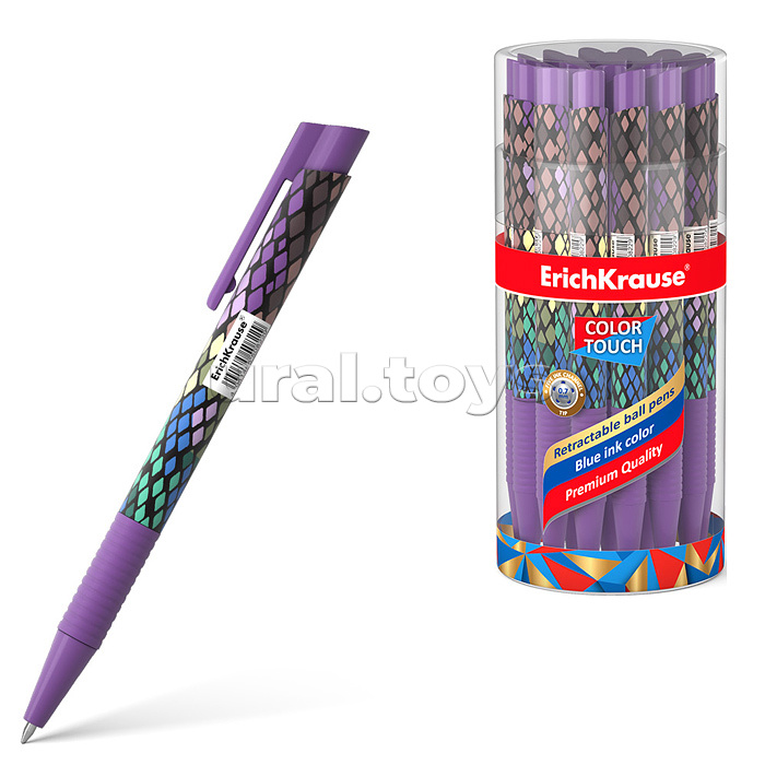 Ручка шариковая автоматическая ColorTouch® Purple Python, цвет чернил синий