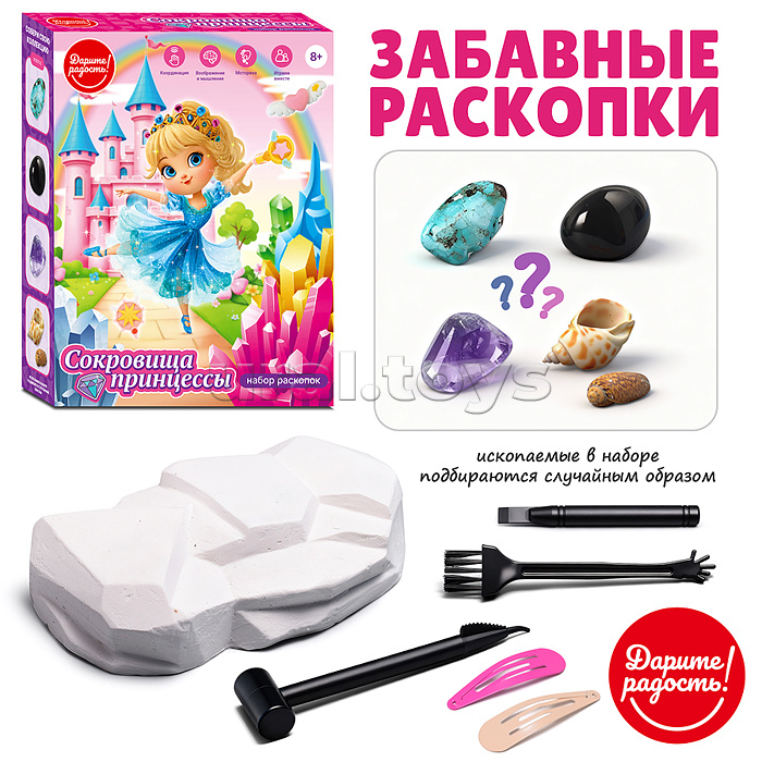 Раскопки "Сокровища принцессы" в коробке Раскопки "Сокровища принцессы" в коробке
