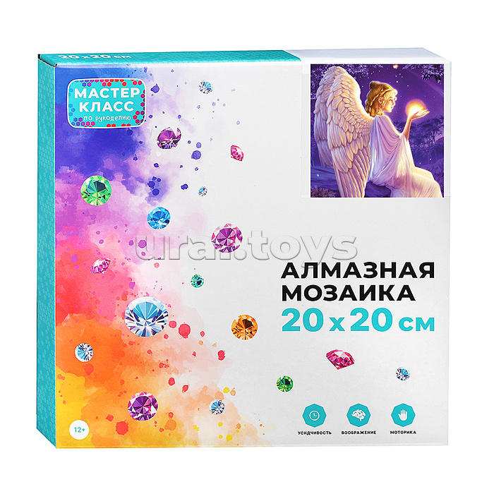 Мозаика алмазная "Ангел" 20*20см