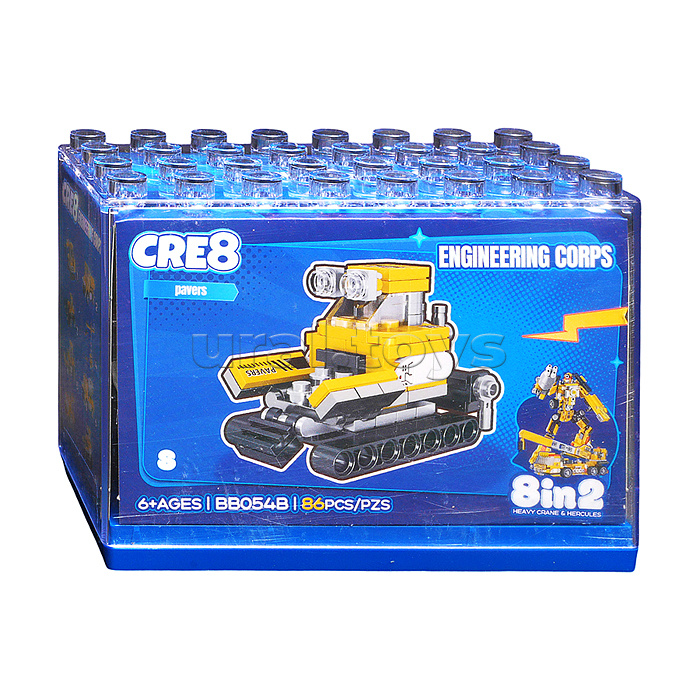 Конструктор "Стройбот" 8 в 1 в коробке