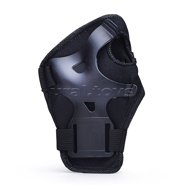 Ролики детские, размер M, черные (со шлемом и защитным снаряжением)