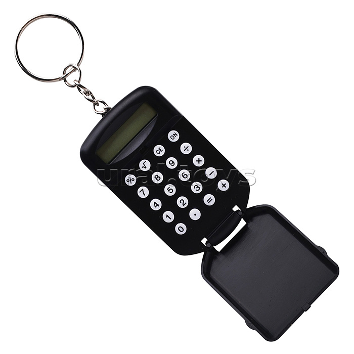 Калькулятор-брелок "Football Winner" 37x64x12 мм, 8 разрядный, автоматическое вычисление квадратного корня, процентов, с рисунком, в блистере с подвесом
