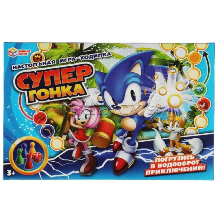 Настольная игра-ходилка "СУПЕРгонка"