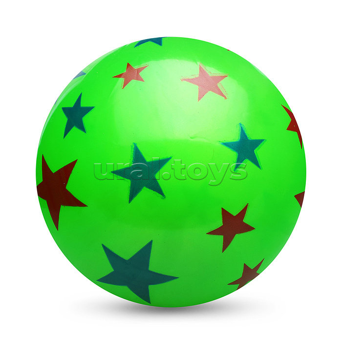 Мяч надувной PVC "Звезды" 22,5 см., 60 гр. (цвет микс)