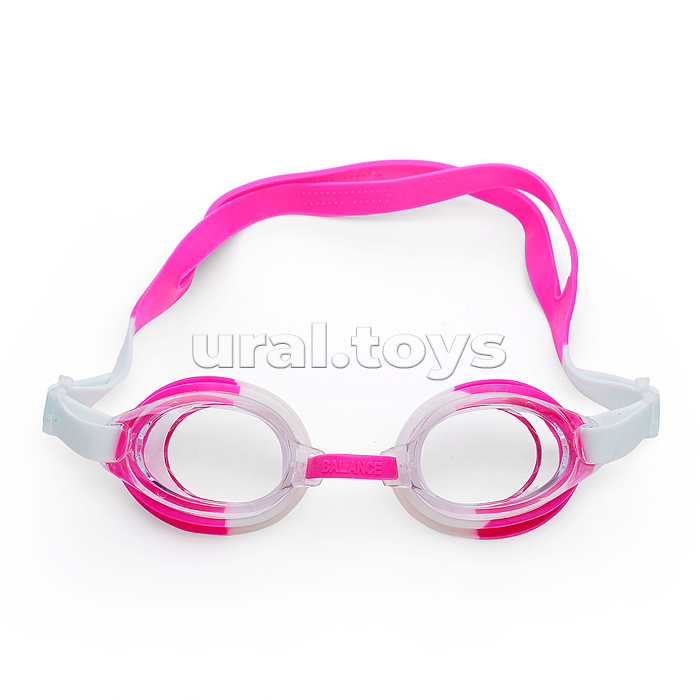 Очки для плавания "Цветные" в футляре