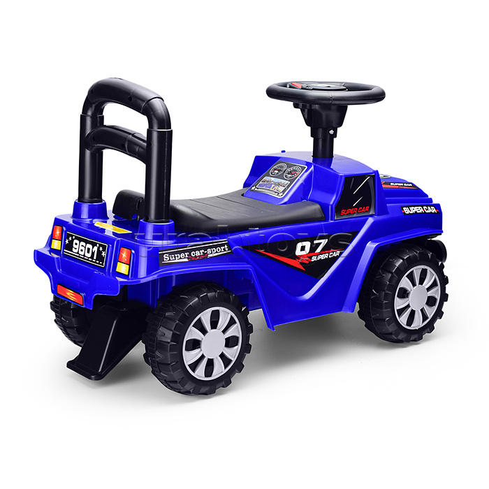 Каталка детская "Super car" (цвет синий)