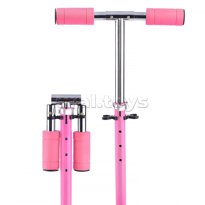 Самокат 2-х колесный ROCKET,колеса PU/ 125 мм,ABEC 7, розовый