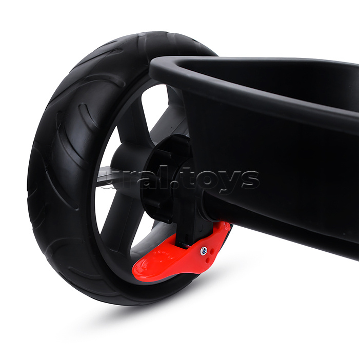 Велосипед трехколесный Rocket 136-GR, колеса EVA 10"/8", цвет серый