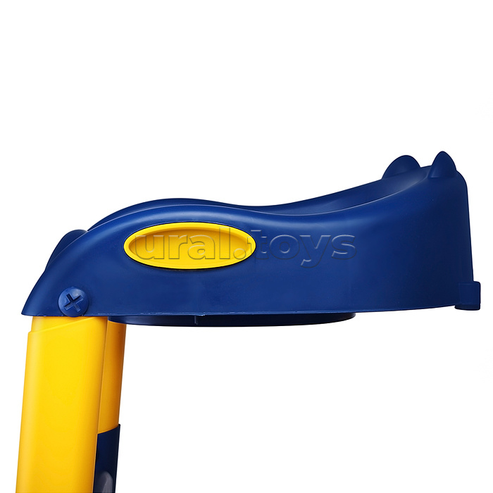 Детская накладка на унитаз со ступенькой (синий)