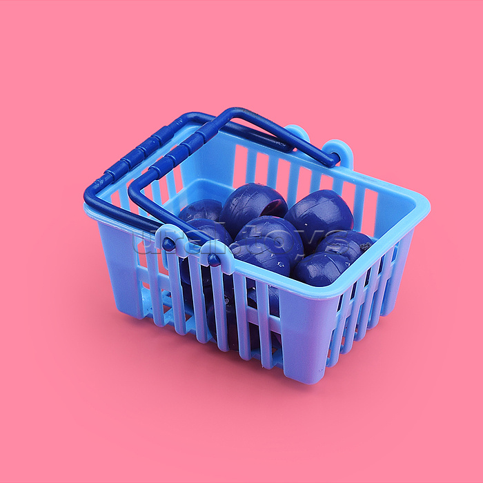 Игрушка - антистресс "Голубика в корзинке"