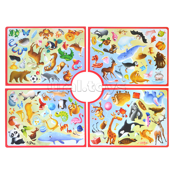 Настольная игра со звонком "Глаз-Алмаз. Животный мир"