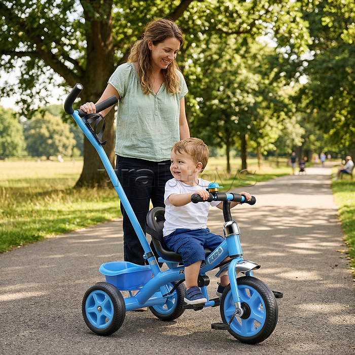 Велосипед 3-х колесный, синий