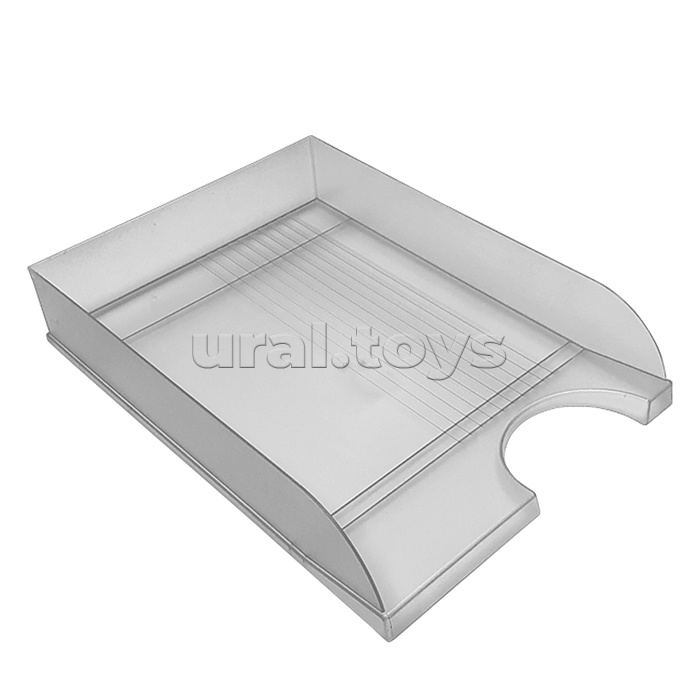 Лоток для бумаг горизонтальный размер 34,5x25,3x6,5 см, тонированный коричневый