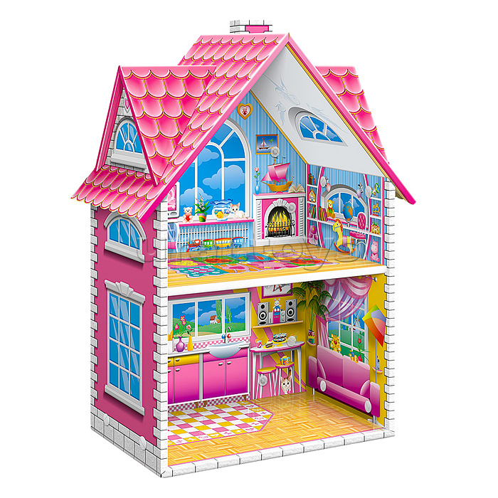 Кукольный домик быстрой сборки "Вилла" Серия Наборы для творчества Dream House