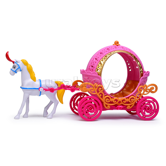 Набор карета "Путешествие в сказку-4" свет, звук, в коробке
