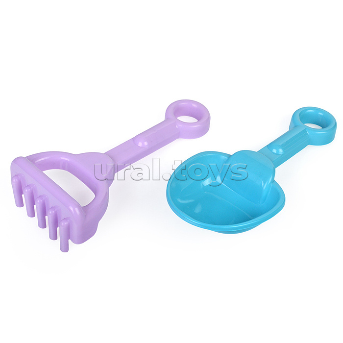 Набор песочный "Африка №13" (ведро + 2 формочки + лопатка + грабли)