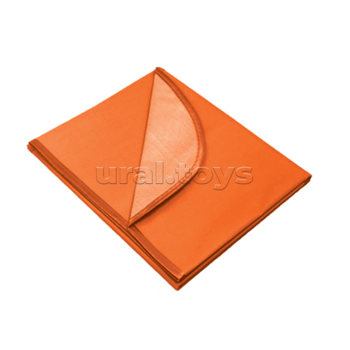 Клеенка для труда 50x70 см, водоотталкивающая ткань, оранжевая