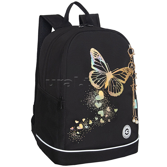 Рюкзак школьный с обвесом (/1 черный)