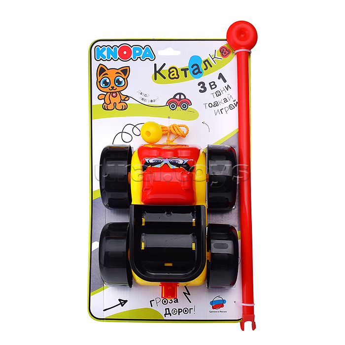 Каталка-машинка "Злюка"