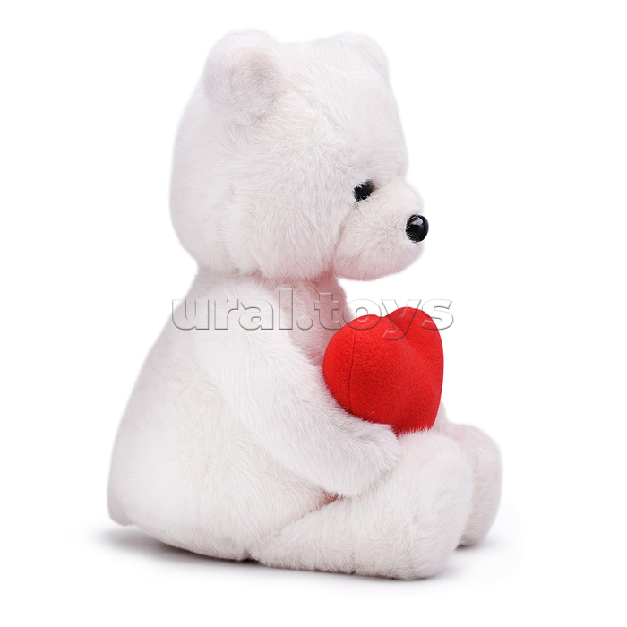Медвежонок Тёпа белый Влюблённое сердце 33
