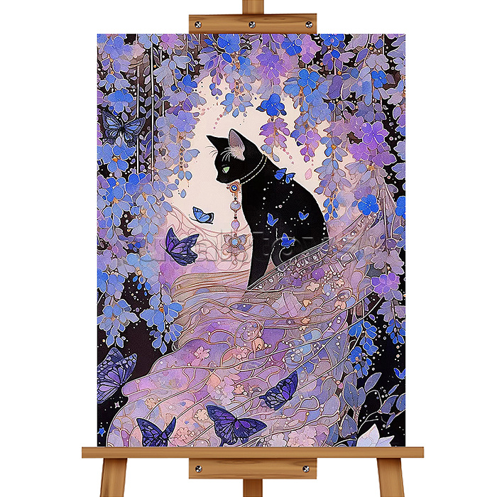 Набор для рисования "Картина по номерам 30*40 см. Игривый котенок"