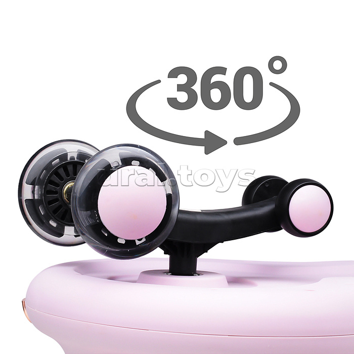 Каталка-бибикар в коробке (розовый)