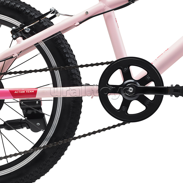 Велосипед 20" Rocket Crux 1.0 , цвет розовый, размер 11"