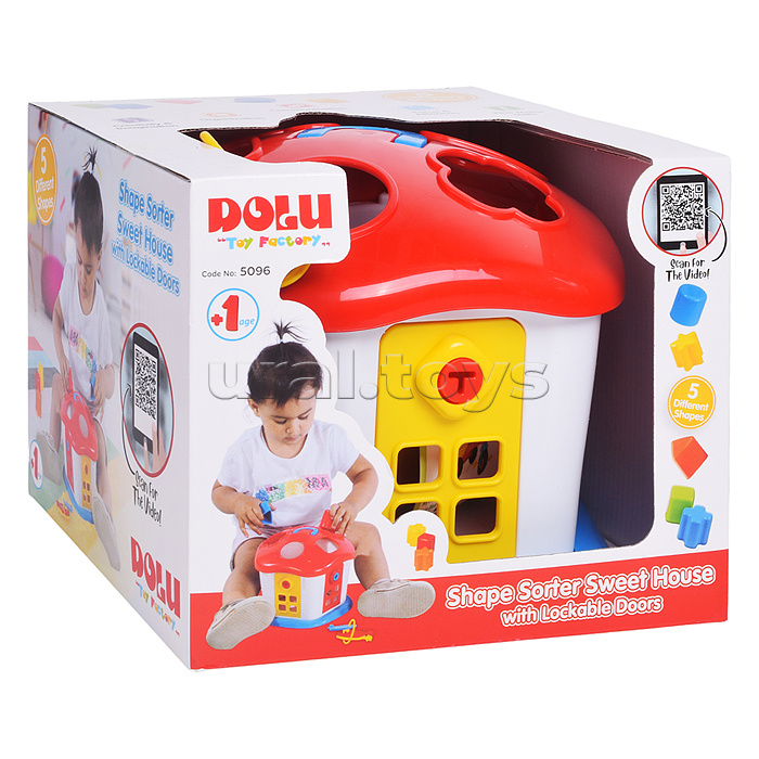 Логика-сортер "Сладкий домик" в коробке