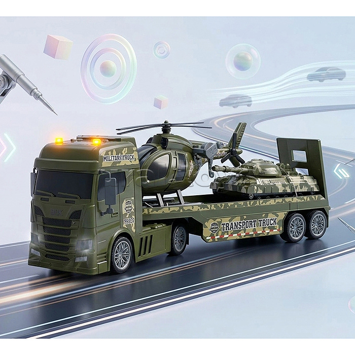 Набор Автовоз военный "Перехват", в коробке
